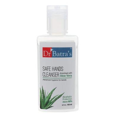 Dr Batra's Safe Hand Cleanser - Aloe Vera (Pack of 2 x 100 ml) - Hand Sanitizer