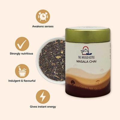The Infused Kettle Tea Leaves Powder - Masala Chai 50gm - Teas