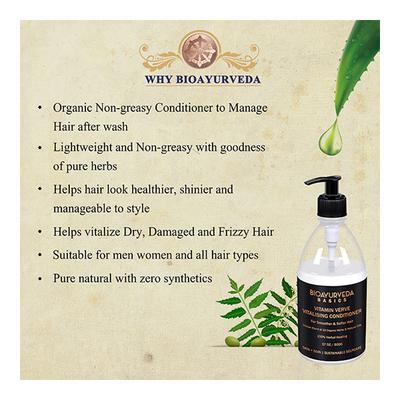 Bioayurveda Basics Vitamin Verve Vitalising Conditioner 500 gm - Conditioners