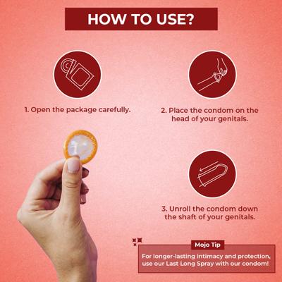 Mojocare Excites Ultra Thin Condoms - Chocolate 10's - Sexual Healthcare