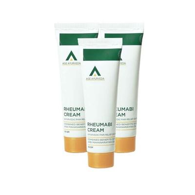 Age Ayurveda Rheumabi Pain Relief Cream (Pack of 3 x 50 gm) - Pain Relief (Ayush)