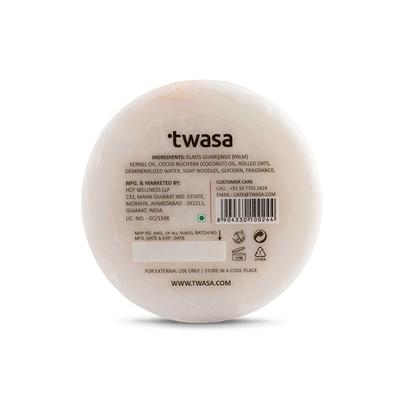 Twasa Bath Soap - Oatmeal & Wheat Germ Oil 100 gm - Soaps