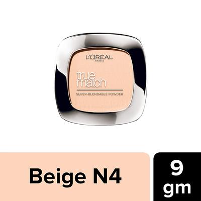 L'Oreal Paris True Match Super Blendable Powder, Beige N4 9 Gm - Compact Powder
