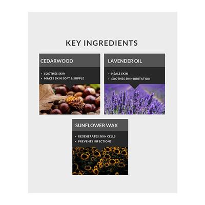 Raw Nature Chafing Ease Skin Cream - Cedarwood & Lavender 45 gm - Lotions & Creams