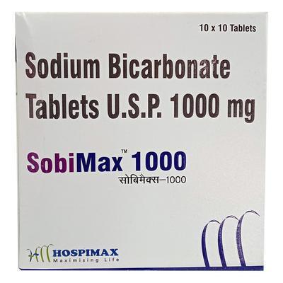 SOBIMAX 1000 Tablet 10's - Ulcer/Reflux/Flatulence-Aaa