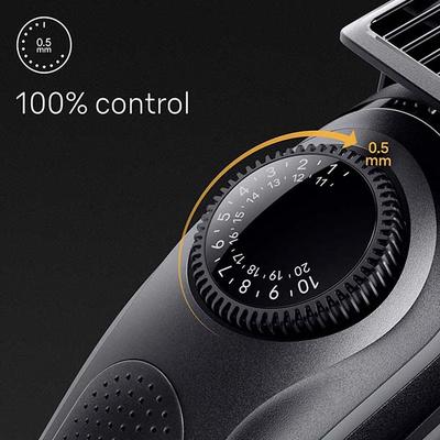 Braun Beard Trimmer 5, BT5420, Beard Trimmer for Men from Gillette, Style, Edge, Detail, Lifetime Sharp Blades Space Grey 416 gm - Grooming Kits