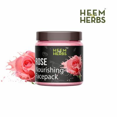 Heem & Herbs Nourishing Face Pack - Rose 100 gm - Face Packs