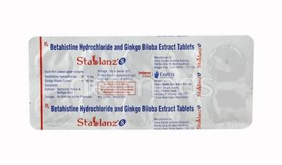 Stablanz 8mg Tablet 10'S - Vertigo-Ant