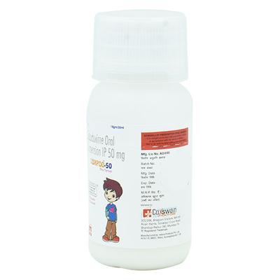 Coxpod 50 Pineapple Flavoured Dry Syrup 30ml - Bacterial Infections-Cep