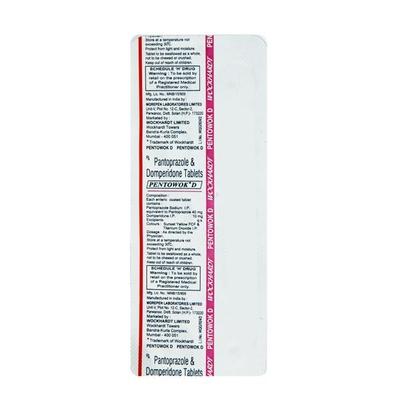 Pentowok D Tablet 10'S - Ulcer/Reflux/Flatulence-Aaa