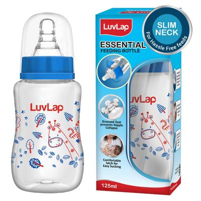 LuvLap Essential Jungle Tales Feeding Bottle 125 ml - Pacifiers & Teethers