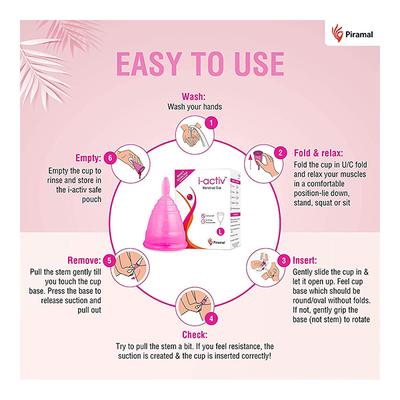 i-activ Menstrual Cup (L) - Menstrual Cups