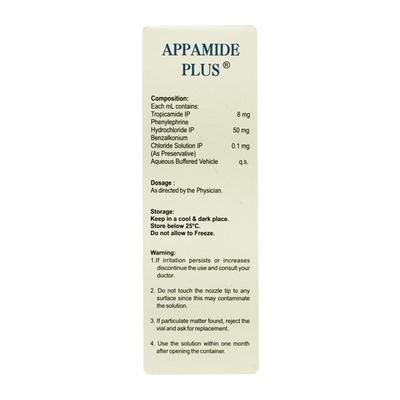APPAMIDE PLUS Eye Drops 5ml - Mydriasis