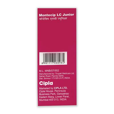 MONTECIP LC JUNIOR Syrup 60ml - Allergies-Ant