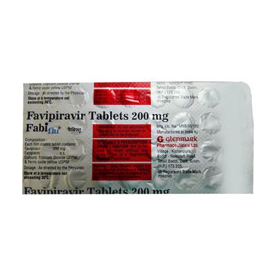 FABIFLU 200mg Tablet 34's - Viral infections-Ant
