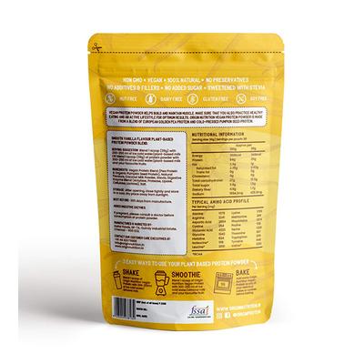 Origin Nutrition Vegan Protein Powder - Vanilla Flavour 785 gm - Whey Proteins