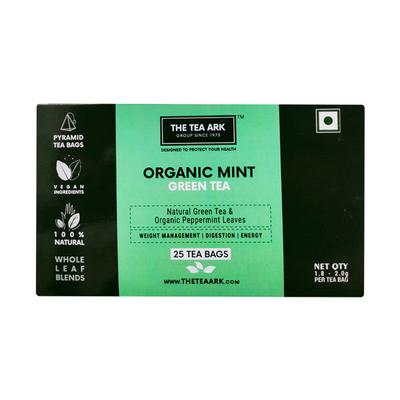The Tea Ark Organic Mint Tea Bag - Green Tea 25's - Herbal/Green Teas
