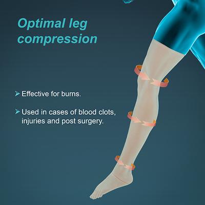 Tynor Compression Garment Leg Mid Thigh Closed Toe - Wide (S) (I 79) - Knee/Leg Supports