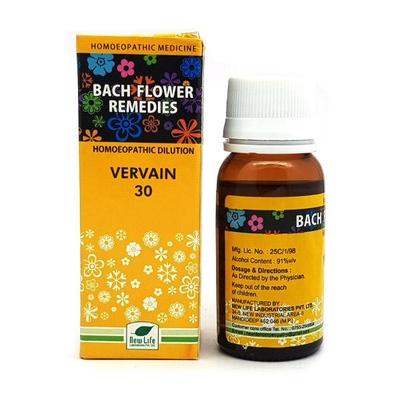 New Life Bach Flower Vervain 30 Liquid 30 ml - Dilutions