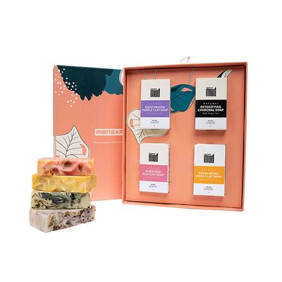 MensXP Mud Natural Bathing Soap Combo (Pack of 4 x 100gm) - Soaps