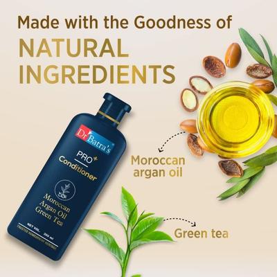 Dr Batra's Hair Fall Control Shampoo 350 ml + PRO+ Conditioner 350 ml + PRO+ Hair Fall Control Oil 200 ml - Hair Treatment