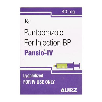 PANSIO IV 40 Injection 1's - Ulcer/Reflux/Flatulence-Aaa