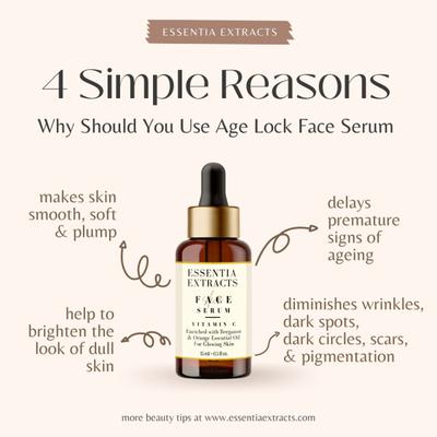Essentia Extracts Age Lock Face Serum - Lavender 15 ml - Face Serum