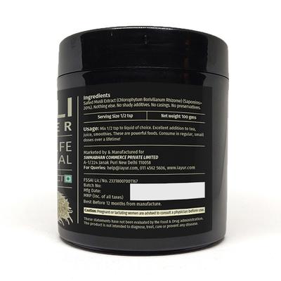 iAYUR Safed Musli Extract Powder 100 gm - Herbal Dietary Supplement