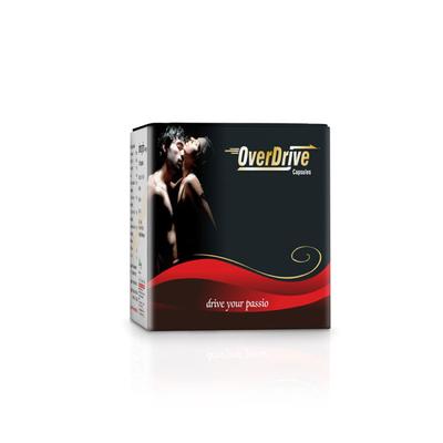 Shree Dhanwantri Herbals OverDrive Capsule (Pack of 5 x 6's) - Sexual Healthcare