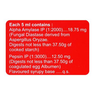 NUTROZYME PLUS MIXED FRUIT FLAVOUR Syrup 200ml - Digestion-Dig