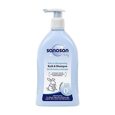 Sanosan Baby Bath And Shampoo 200 ml - Baby Shampoo