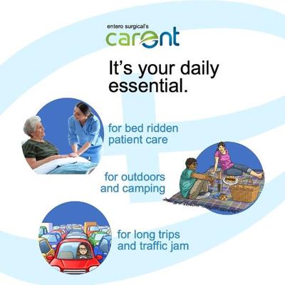 Carent Portable Safe Plastic Urine Pot with Cap 1's - Urology Supplies