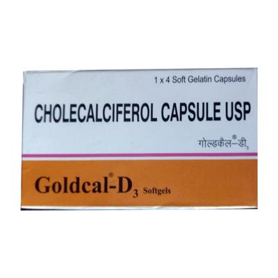 GOLDCAL D3 Capsule 4's - Supplements-Vit