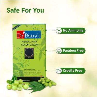 Dr Batra's Colour Nourish Hair Colour Cream Combo - Brown & Black - Crème