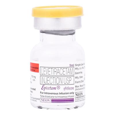 Epicetam 500mg Injection 5ml - Epilepsy/Convulsion-Ant