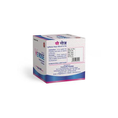 Pleazure's Ve Rose Energizing Capsule - Women 60's - Sexual Healthcare