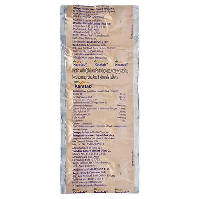 KERATAB NEW Tablet 10's - Supplements-Sup