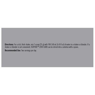 Isopure Zero Carb Protein Powder - Banana & Cream Flavour 3 lb - Workout Essentials