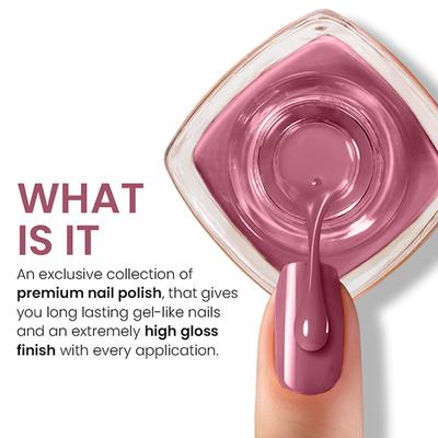 Lakme Absolute Gel Stylist Salmon Souffle 12 ml - Nail Polish