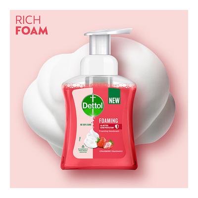 Dettol Foaming Handwash - Strawberry 250 ml - Hand Wash & Soaps