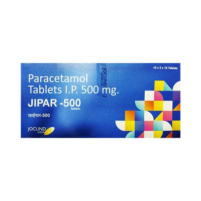 JIPAR 500 Tablet 10's - Fever-Ana