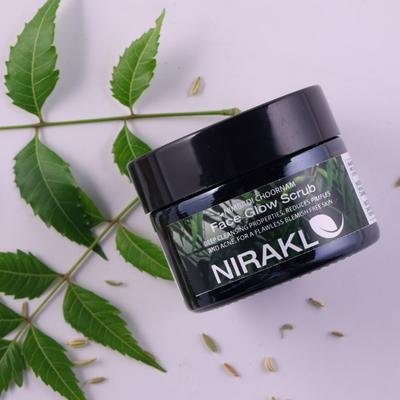 Nirakle Nimbadi Choornam Face Glow Scrub 50 gm - Personal Care (Ayush)
