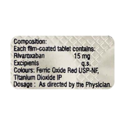 RIVOXAMAC 15 Tablet 10's - Blood Clot-Ant