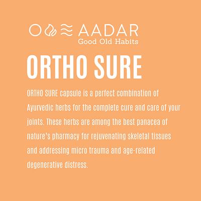 AADAR Ortho Sure Joint & Muscle Pain Relief 500 mg Capsule 60's - Health Products