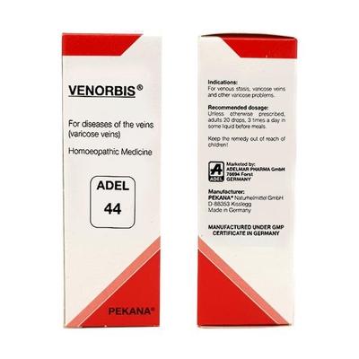 Adel 44 Venorbis VARICOSE VEINS Drops 20 ml - Homeopathic Drops