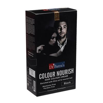 Dr. Batra's Colour Nourish Hair Colour Cream - Black 120 gm - Crème