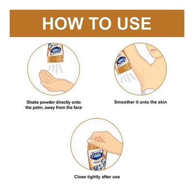 Dermi Cool Powder - Radiant Sandal 90 gm - Talcum Powders