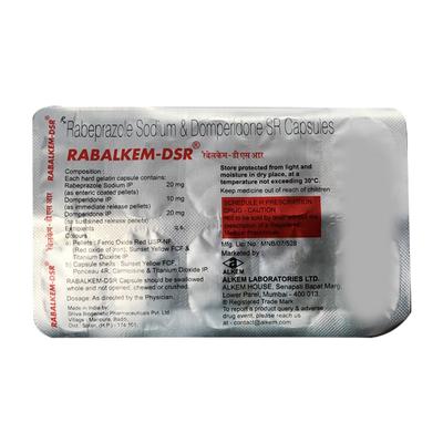 RABALKEM DSR Capsule 10's - Ulcer/Reflux/Flatulence-Aaa