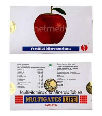 Multigates Life Tablet 10'S - Supplements-Sup