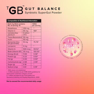 The Good Bug Good to Glow 3gm Sachet 15's - Hair & Skin